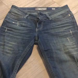 Buckle Boot Cut Payton Jeans. Xtra Long!